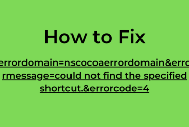 errordomain=nscocoaerrordomain&errormessage=could not find the specified shortcut.&errorcode=4