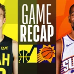 utah jazz vs phoenix suns match player stats