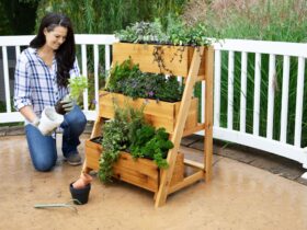 tiered herb garden